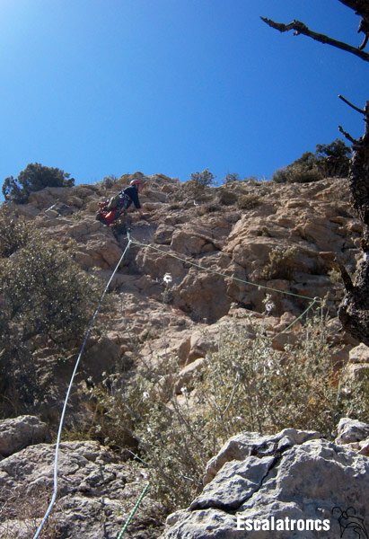 Darrer llarg, amb roca molt delicada